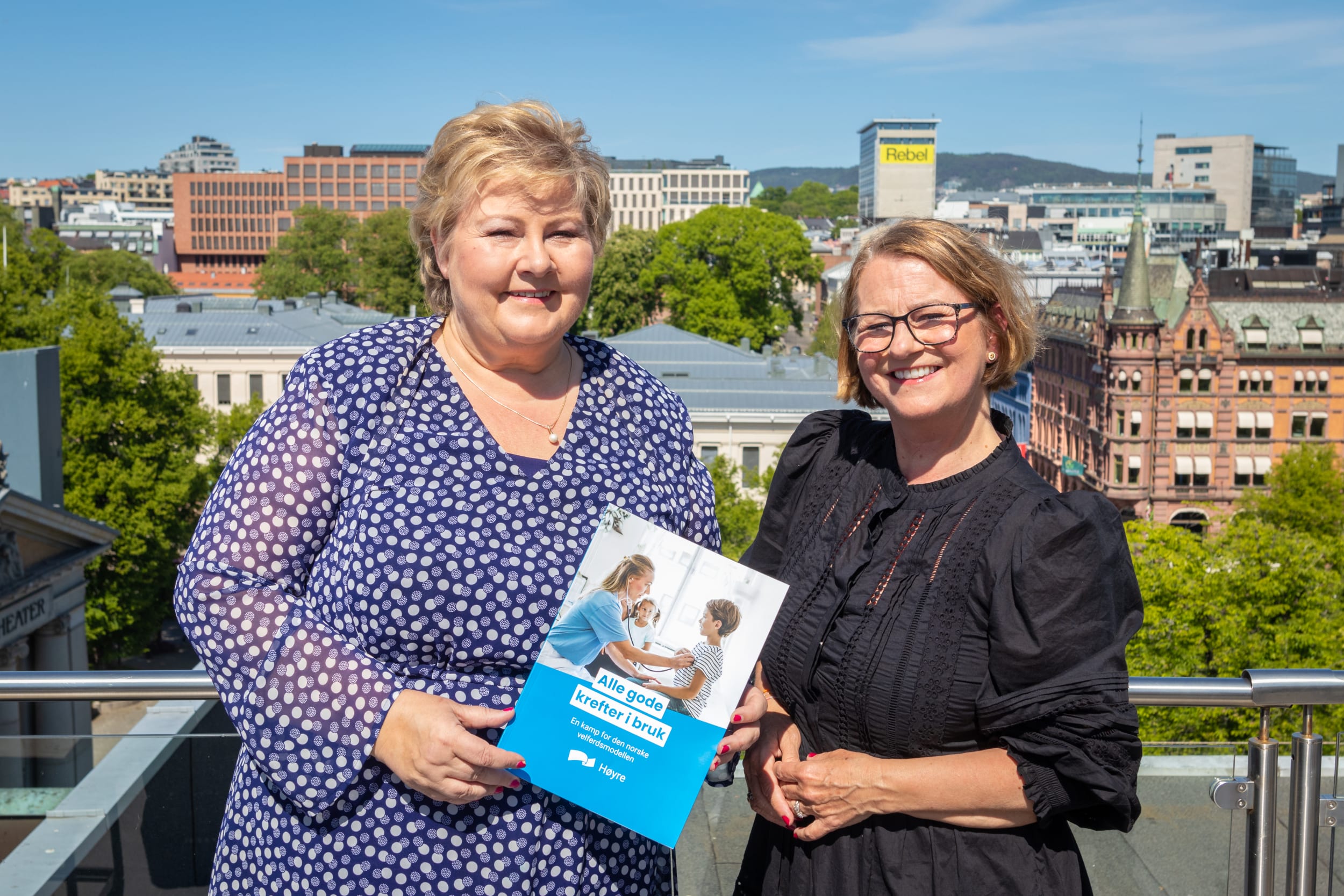 Erna Solberg og Tone Wilhelmsen Trøen om å ta alle gode krefter i bruk